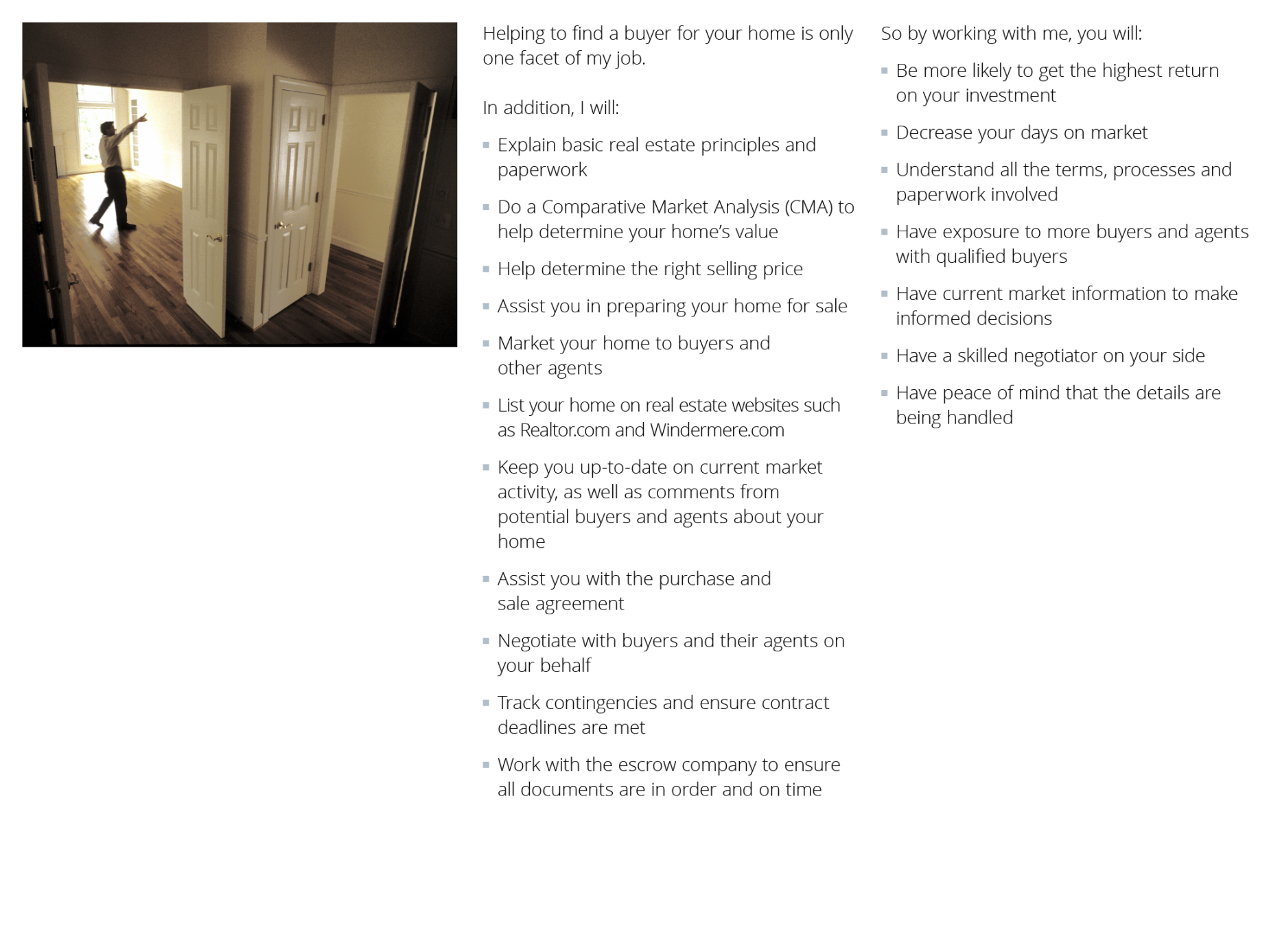How I Help You Sell Your Home