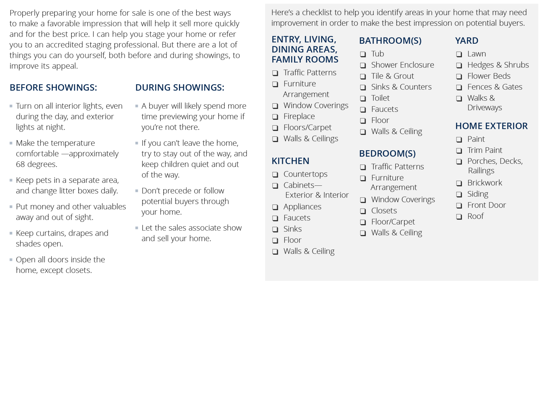 Market Preparation Guide
