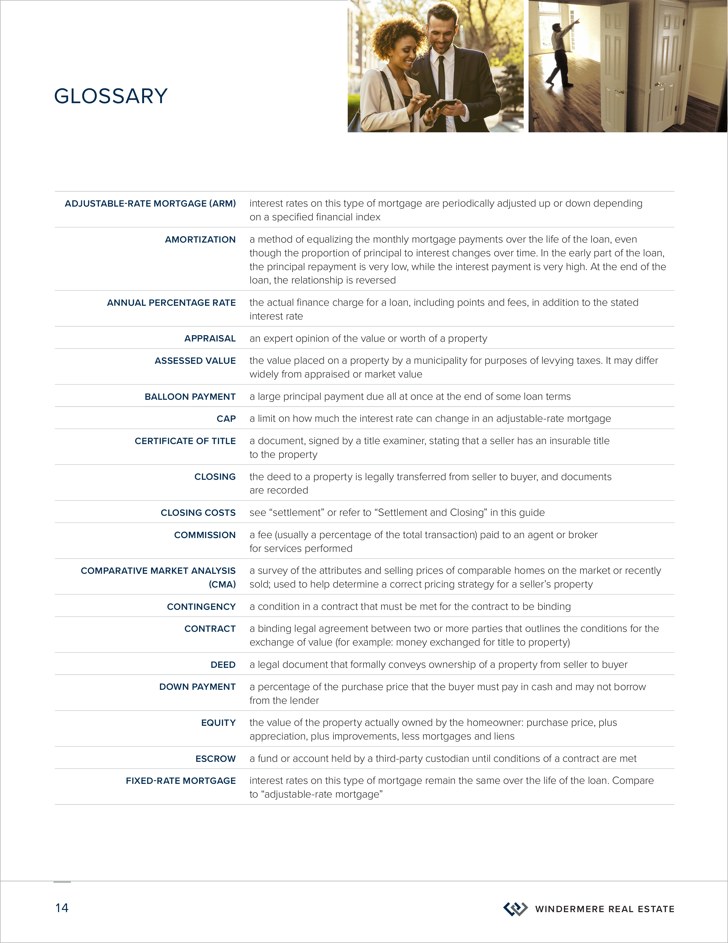 Guide To Selling A Home    (14/16)