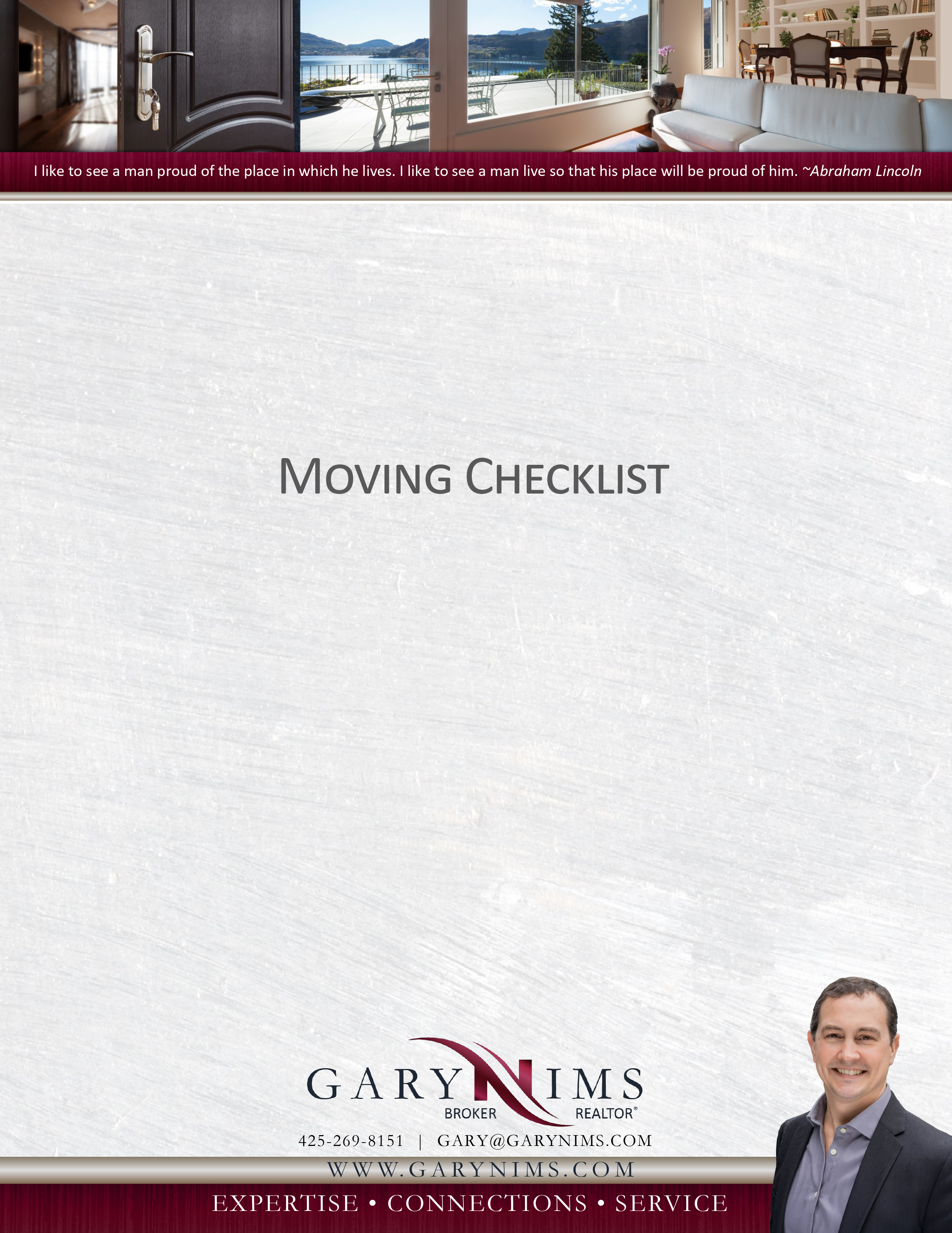 Moving Checklist Divider