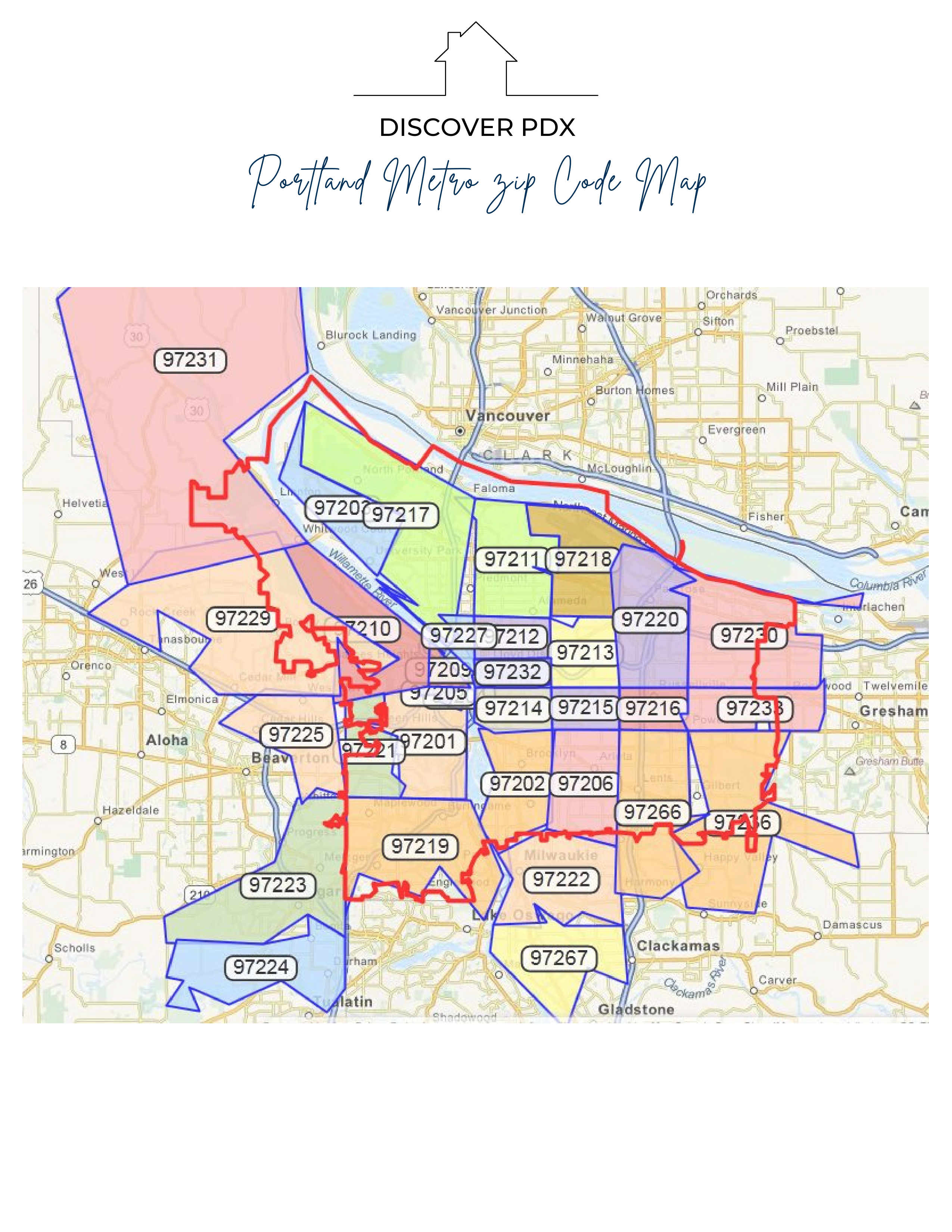 Pdx Zip Code Map